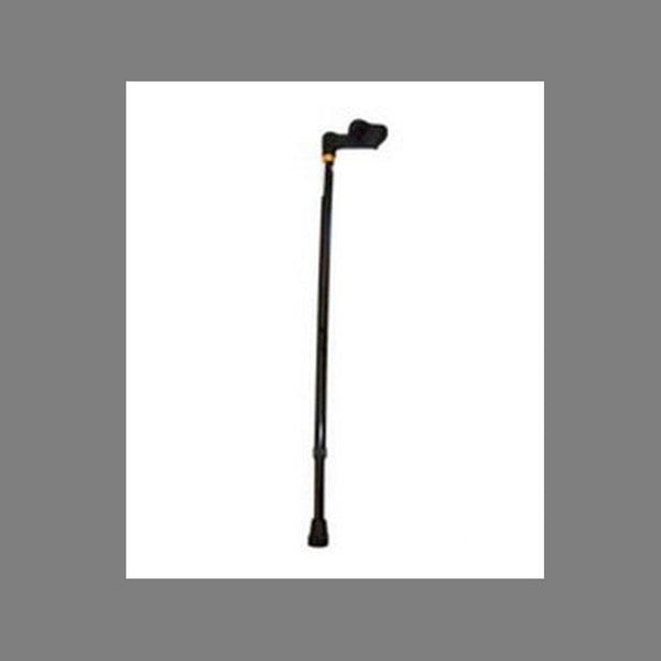 Walking Stick Palm Grip Handle For Right Hand (Large) Black [Pcp10107Bl]