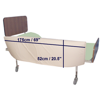 Bed Rail Protector Heat Sealed N (Pair) [214Hs] - Think Mobility