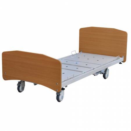 Bed Alrick 6001 Series Hi Low Single With Abb And Central Locking (Beech) Swl 200Kg [6001Imp] - Think Mobility