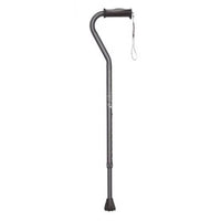 Airgo Comfort-Plus Aluminium Cane Offset Handle Charcoal [730-446] - Think Mobility