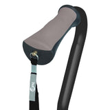 Hugo Small Base Quad Cane - Ebony [731-850]