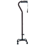 Hugo Small Base Quad Cane - Ebony [731-850]