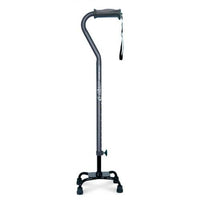 Airgo Comfort-Plus Small Base Quad Cane - Blue [770-852] - Think Mobility