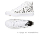 VANS | SK8-HI DECON (CUTOUT)| LEAVES/WHITE