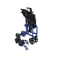 Aidapt Rollator Duo Deluxe Transit Chair Blue [Vp184B] - Think Mobility