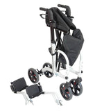 Aidapt Rollator Duo Deluxe Transit Chair White [Vp184W] - Think Mobility