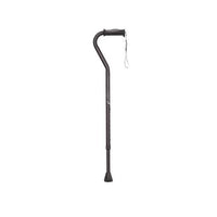 Airgo Comfort-Plus Aluminium Cane Offset Handle Black [730-444] - Think Mobility