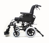 Wheelchair Breezy Basix 2 Folding Backrest Transit 16X16/18 Silver [074104-003] - Think Mobility