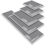 Indoor Rubber Backed Mat - Solid - 600 X 850 Mm, Novis, Brown [Rm-6085-Br] - Think Mobility