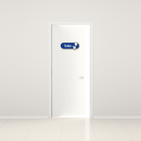Betterliving Orientation Signage Kit Toilet And Bathroom Blue [Bl0038B] - Think Mobility
