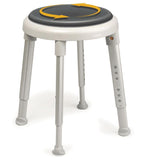 Etac Easy Shower Stool With Swivel Pad Grey [81901050] - Think Mobility