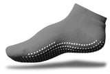 Gripperz Anklet Sock Non Slip Medium Grey [Gry-Med] - Think Mobility
