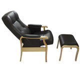 Howard Easy Chair Suede With Footstool Oscar Furniture (Gst) [Howard] - Think Mobility