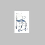 Shower Commode Seat Handmade Open Front Padded Adult Vinyl Kcare [Ka11Hop-B] - Think Mobility