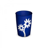 Ornamin Non Slip Cup Flower Blue/white [9484] - Think Mobility