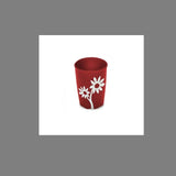 Ornamin Non Slip Cup Flower Red/white [9488] - Think Mobility
