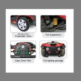 Scooter Pathrider 130 Xl 4 Red [Pr130Xl-4R] - Think Mobility