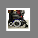 Power Wheelchair Quickie Pulse 6 Sc - Centremount Elr W/7.5" Power Articulation [195H127] - Think Mobility