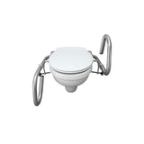 Toilet Throne 3 In 1 Rail Polished Stainless Steel [R31Ps] - Think Mobility