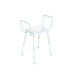 Shower Stool Kcare Aluminium, Plastic Seat [Ka222Aa] - Think Mobility