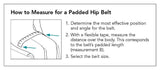 Bodypoint 4 Point Hip Belt Padded Rear Pull Flat Mount & Frame Saver Small [Hb439-S38-A2] - Think Mobility