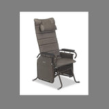 Broda Tranquille 100-20Al Auto-Locking Glider Tall Back Charcoal [100-20Al Charcoal] - Think Mobility