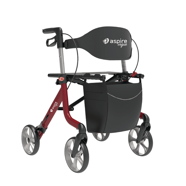 Walker Aspire Vogue Lightweight 2 Red [Waf705310Re] - Think Mobility