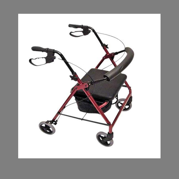 Walker Peak Care Ellipse Standard 8" Red [8187] - Think Mobility