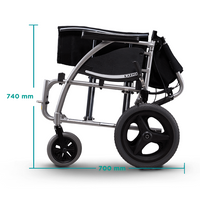 Wheelchair Karma S-Ergo 125 Transit 20X17 [Km-S125T-20] - Think Mobility