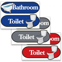 Betterliving Orientation Signage Kit Toilet And Bathroom Grey [Bl0038G] - Think Mobility
