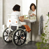 Shower Commode Etac Self Propelled White [80229276] - Think Mobility
