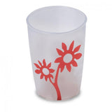 Ornamin Non Slip Cup Flower White/red [8713] - Think Mobility