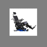 Power Wheelchair Quickie Pulse 6 Sc - Centremount Elr W/7.5" Power Articulation [195H127] - Think Mobility