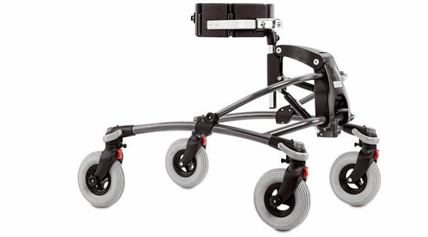 Walker R82 Mustang Without Chest Support 4" Wheels - Red [869025-3] - Think Mobility
