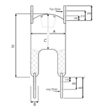 Sling Invacare General Purpose With Head Suport Fabric Xsmall [17209] - Think Mobility