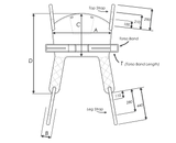 Sling Invacare General Purpose Hygiene With Head Support Mesh Xlarge [17407] - Think Mobility