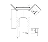 Sling Invacare Genereal Purpose Fabric Medium 17041 - Think Mobility