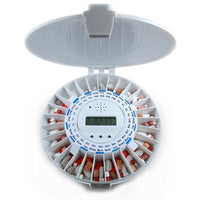 ***discontinued****automated Pill Dispenser 28 Compartments 6 Alarms (Tt6-28-Sw) - Think Mobility