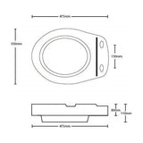 Toilet Spacer 80Mm With Bracket Throne Accessories [Sp80] - Think Mobility